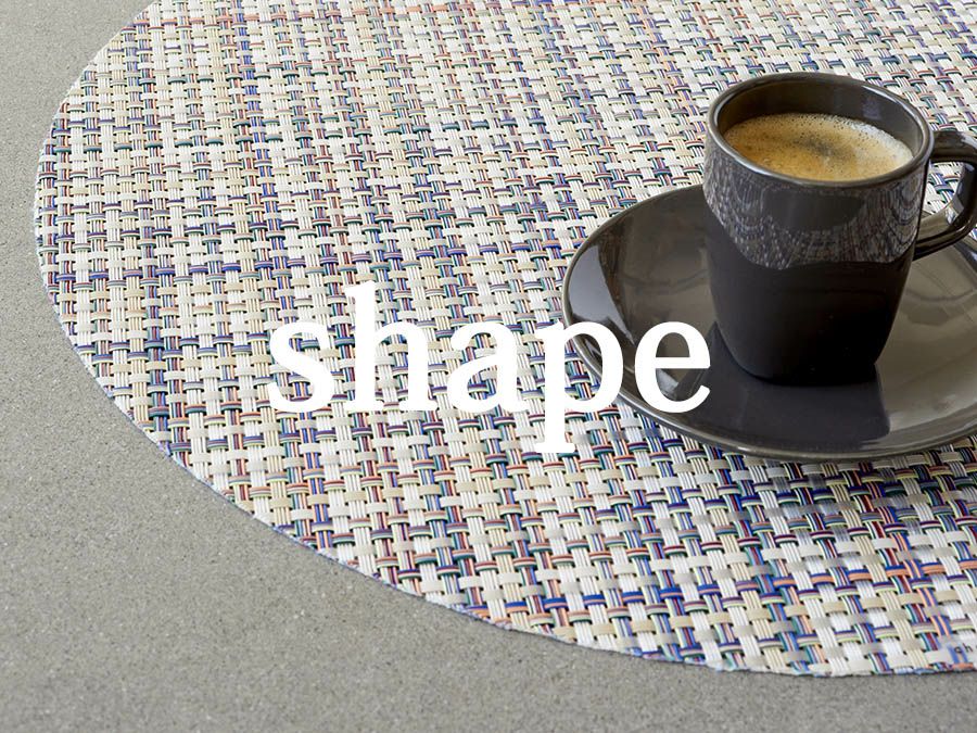 チルウィッチのランチョンマットの形別のカテゴリー、shape