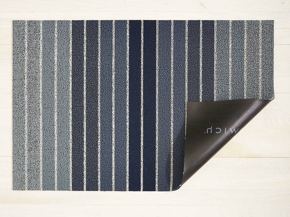 チルウィッチ玄関マットのブロックストライプ