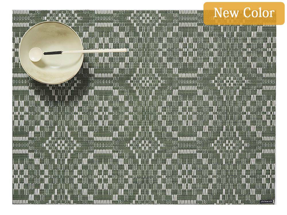 チルウィッチのランチョンマット オーバーショット柄