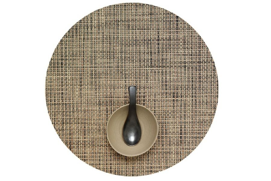 チルウィッチのランチョンマット バスケットウィーブ 丸形 ラウンド型