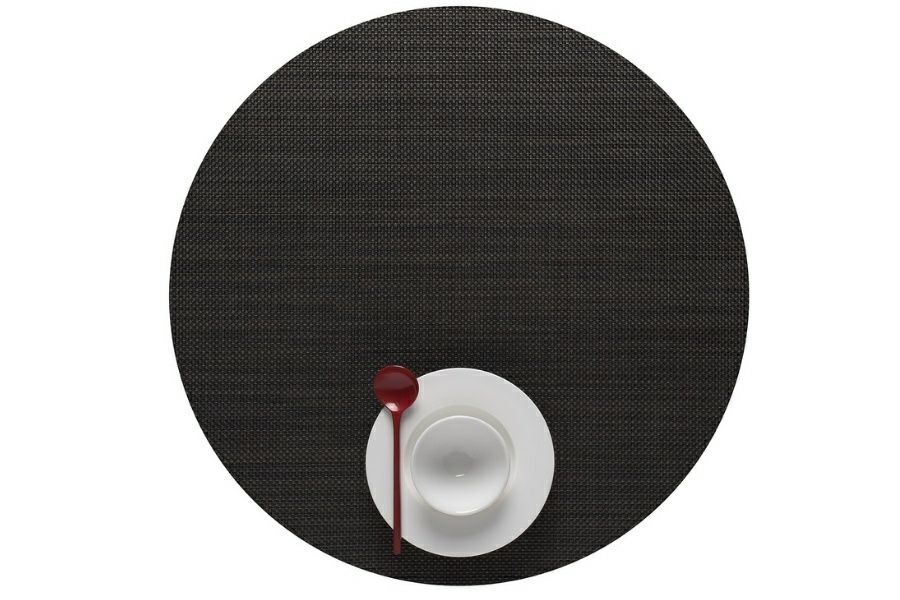 チルウィッチのランチョンマット ミニバスケットウィーブ 丸形 ラウンド型