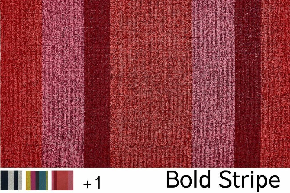 チルウィッチの玄関マット ボールドストライプ