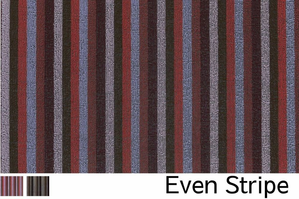 チルウィッチの玄関マット　イーブンストライプ