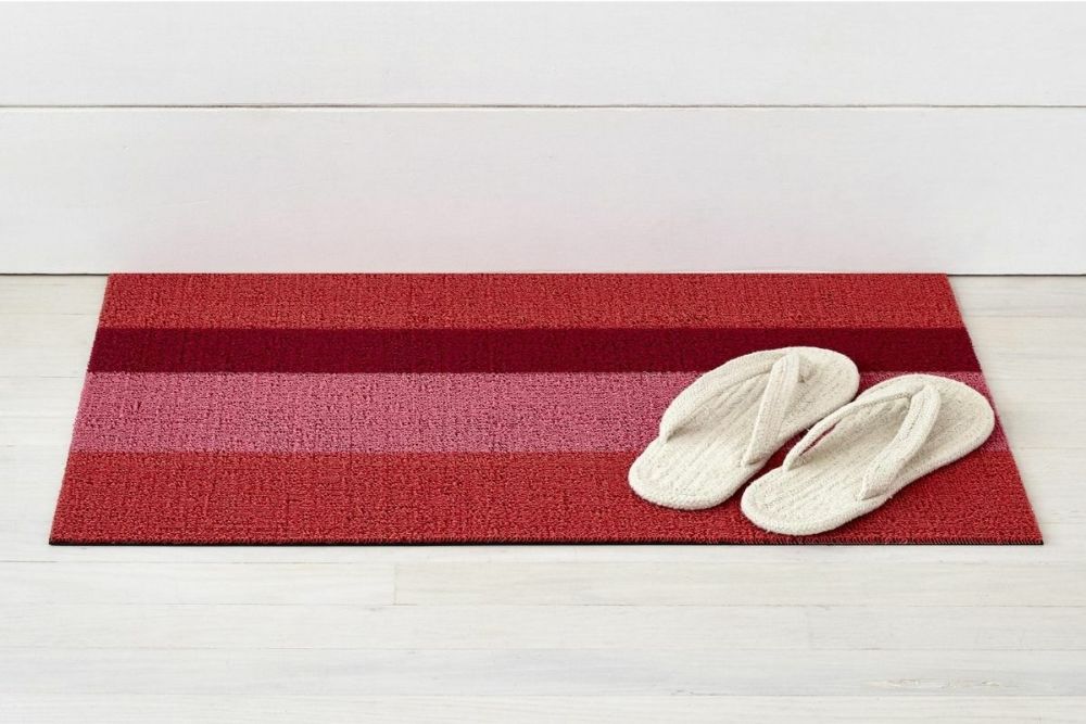 チルウィッチの玄関マット ボールドストライプ