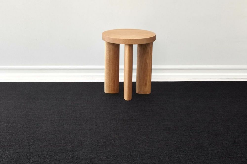 チルウィッチの玄関マット ブークレ ノアール