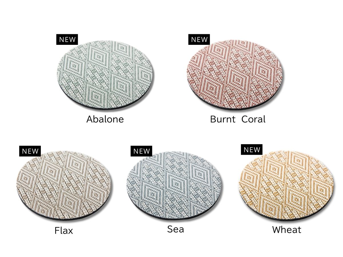 チルウィッチ　コースター　ボックスウッド柄　円形