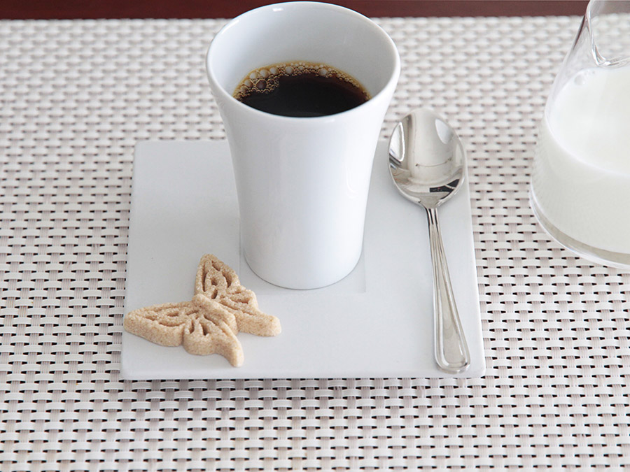 デザインシュガー・カナスックのバタフライ型のおしゃれな角砂糖