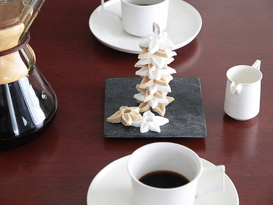デザインシュガー・カナスックの花型のおしゃれな角砂糖