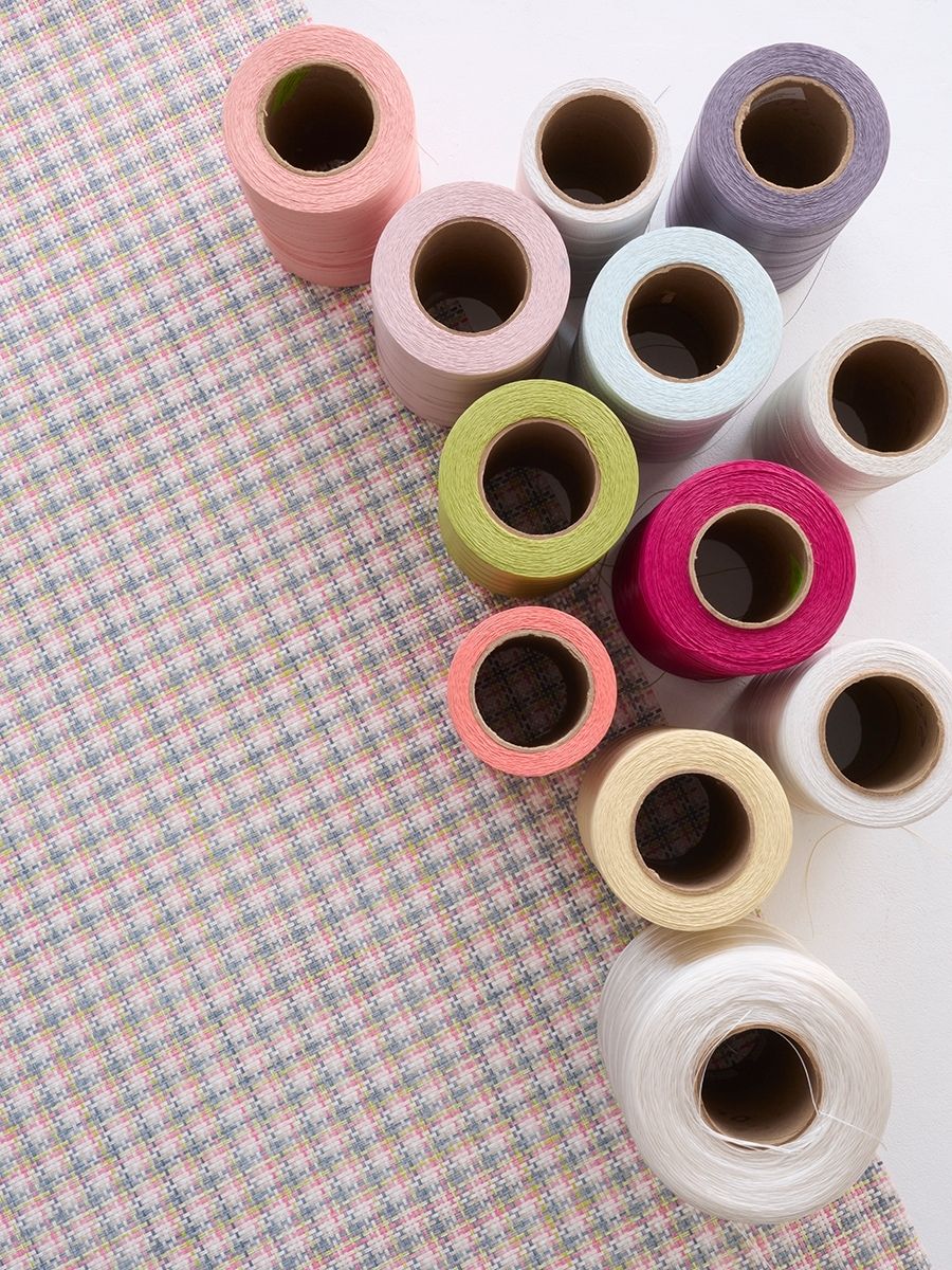 チルウィッチ　フロアマット　平織り　敷物　ラグ　バスケットウィーブ柄　ベゴニア色