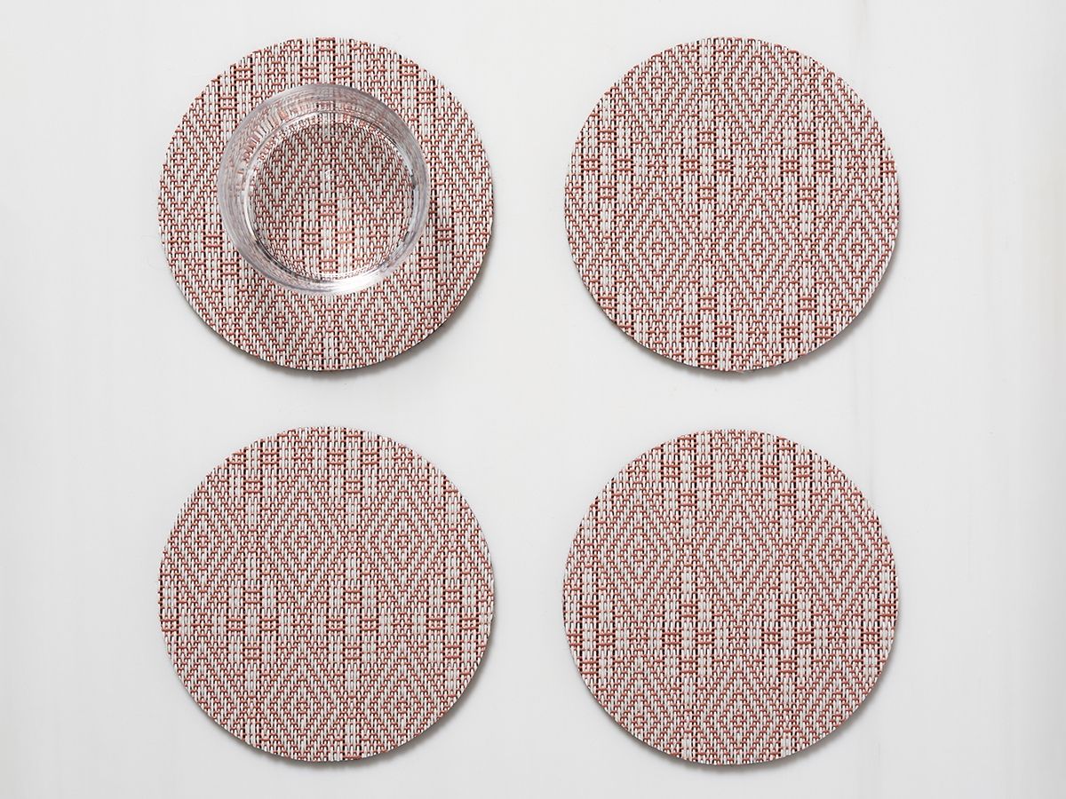 チルウィッチ　ランチョンマット　コーラル色　2026年新作　ボックスウッド コーラル色