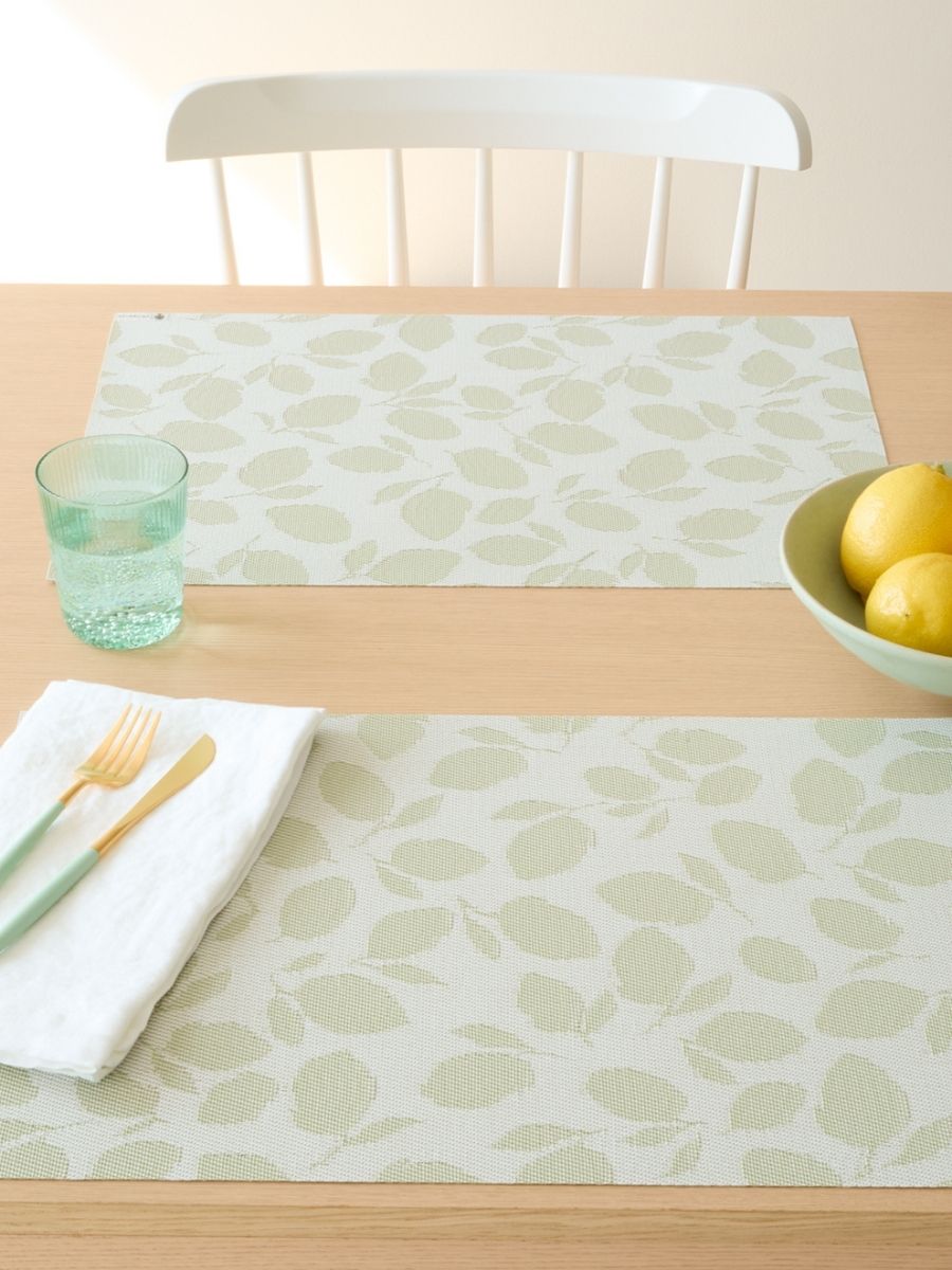 チルウィッチ　ランチョンマット　スプラウト色　2026年新作　レモンリーブス スプラウト色