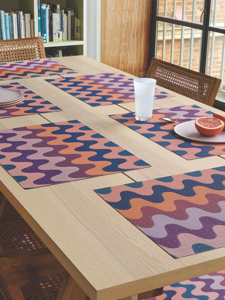 チルウィッチ ランチョンマット ウィグル柄　　ヒートウェーブ色