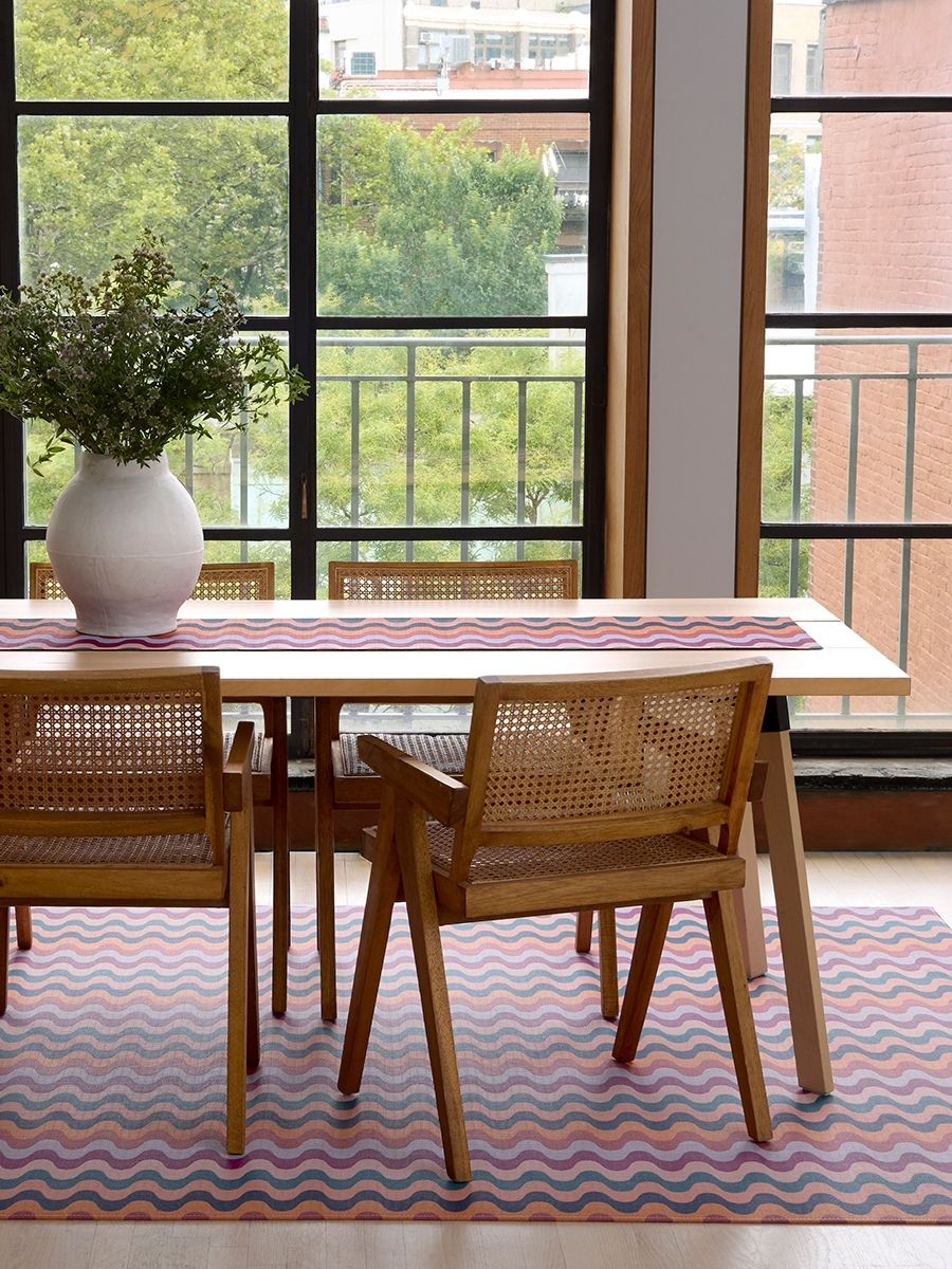 チルウィッチ　フロアマット　敷物　ラグ　ウィグル柄　ヒートウェーブ色