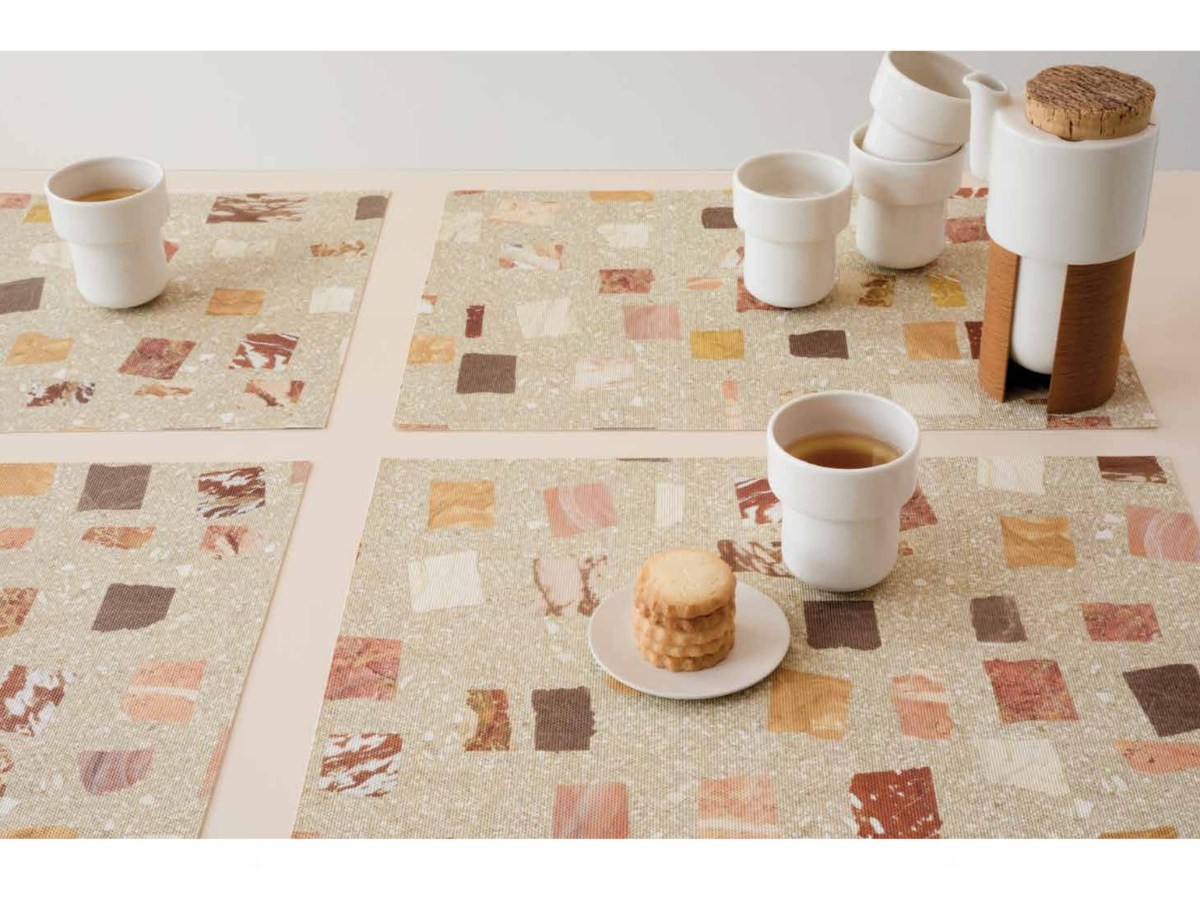 チルウィッチ 2026年春の新作 バスケットウィーブ柄　コースト色 ランチョンマット