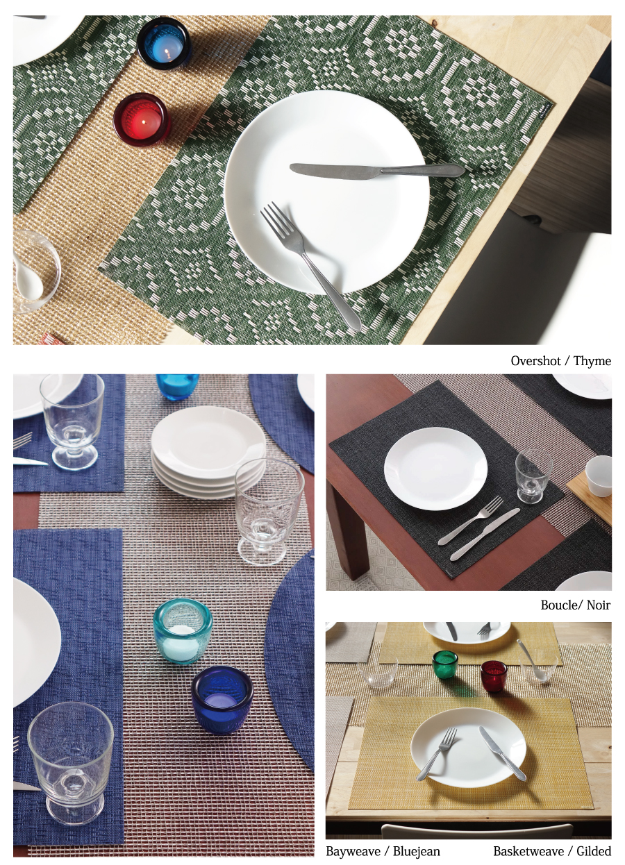 チルウィッチのテーブルランナー　ラティス　光沢のような煌めき