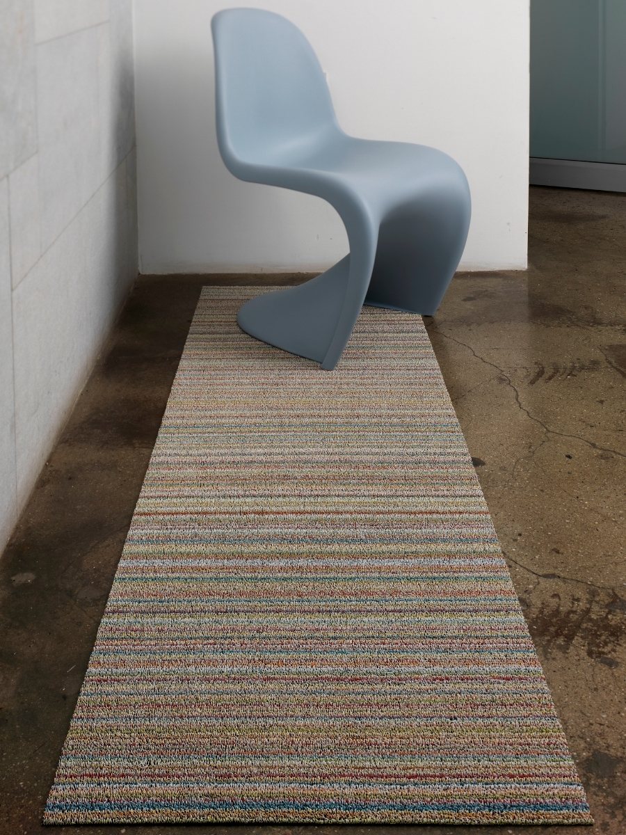 チルウィッチキッチンマットのコーディネート スキニーストライプ ソフトマルチ