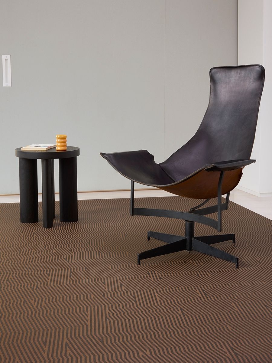 チルウィッチのラグ デューン レーズン色 ブラウン