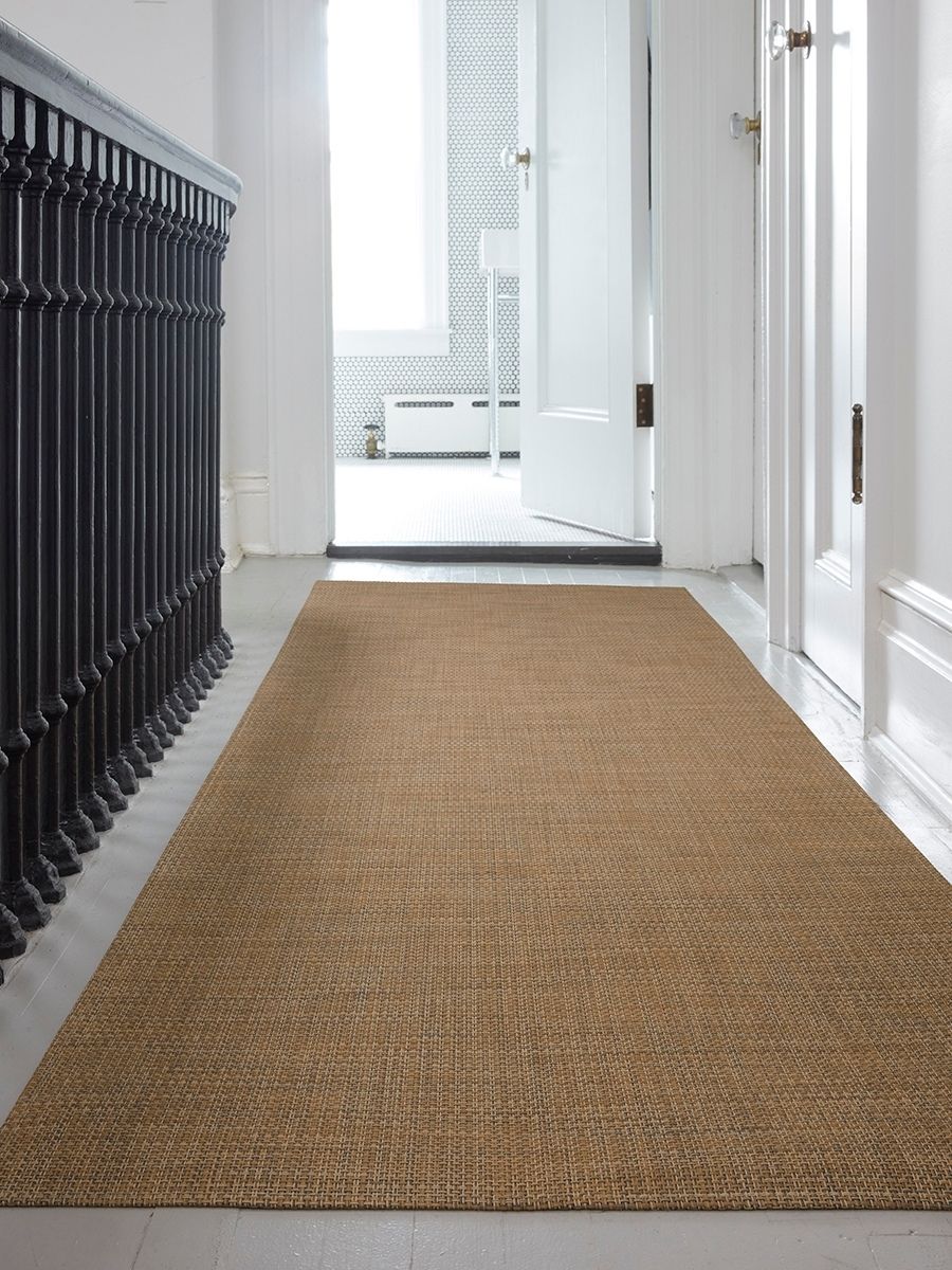 チルウィッチのラグ バスケットヴィーブ チーク色 ベージュ