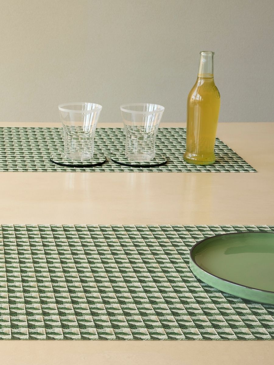 2025秋冬の新作 チルウィッチのランチョンマット クレーン グリーン