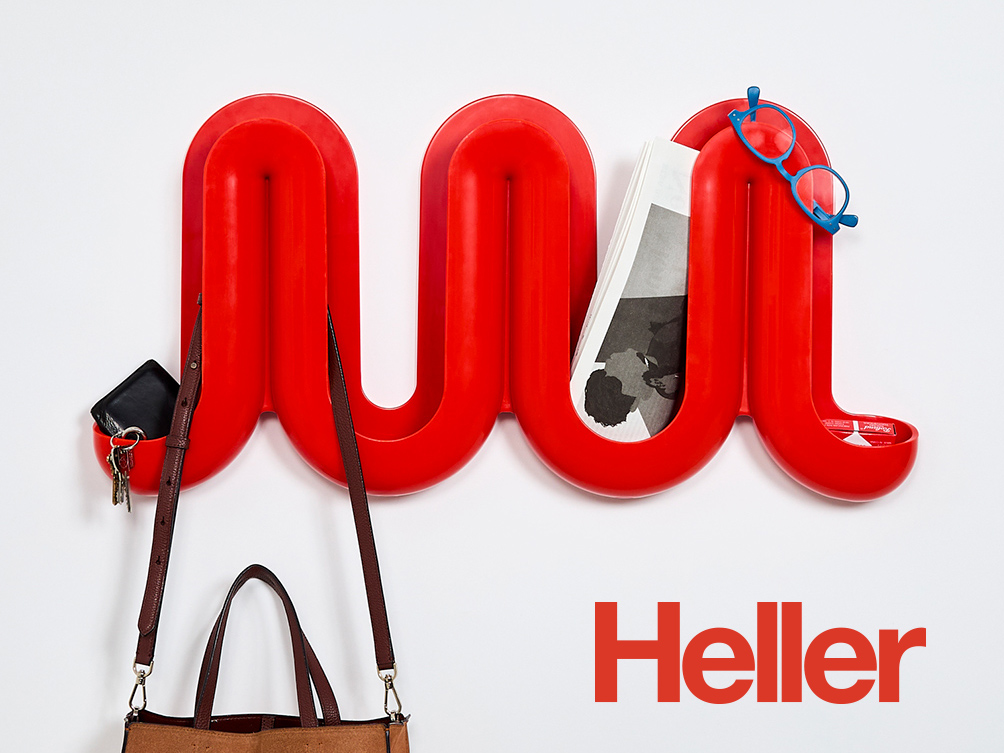 米国ファニチャーブランド　Heller ヘラー　コートフックSwell