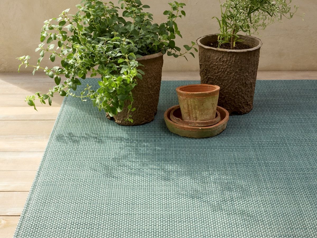 2026年春夏の新作 チルウィッチのラグ ミニバスケットウィーブ グリーン セラドン色