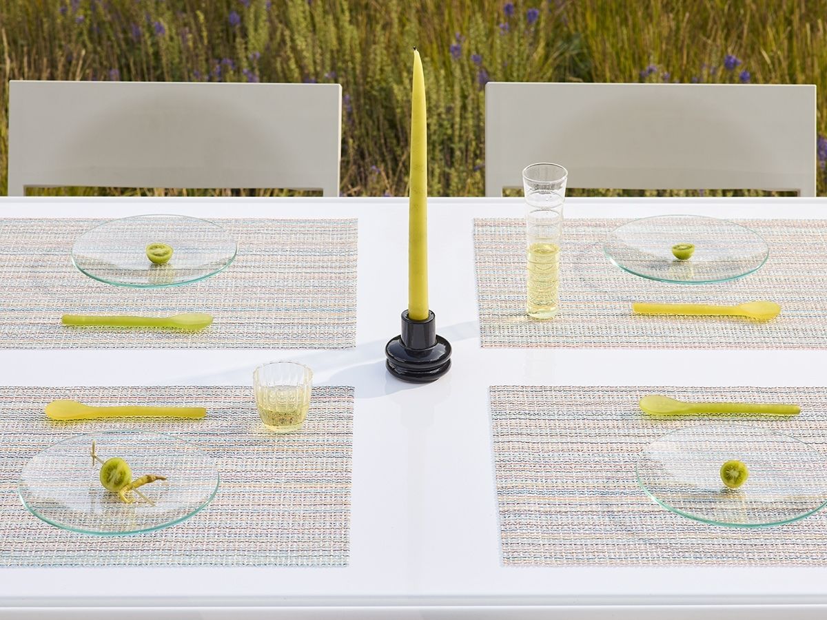 チルウィッチのランチョンマット ラティス シャーベット レインボーカラー