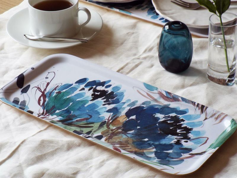 手の形 陶磁器トレイ 花柄 手の形 陶磁器トレイ 花柄 手の形 陶磁器トレイ 花柄 手の