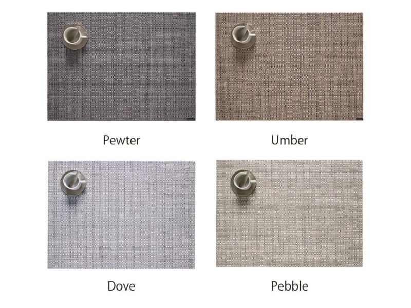 チルウィッチ ランチョンマット・サッチ｜メタリックブラウンの茅葺き模様