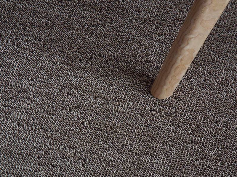 屋内屋外兼用のベージュのチルウィッチの玄関マット