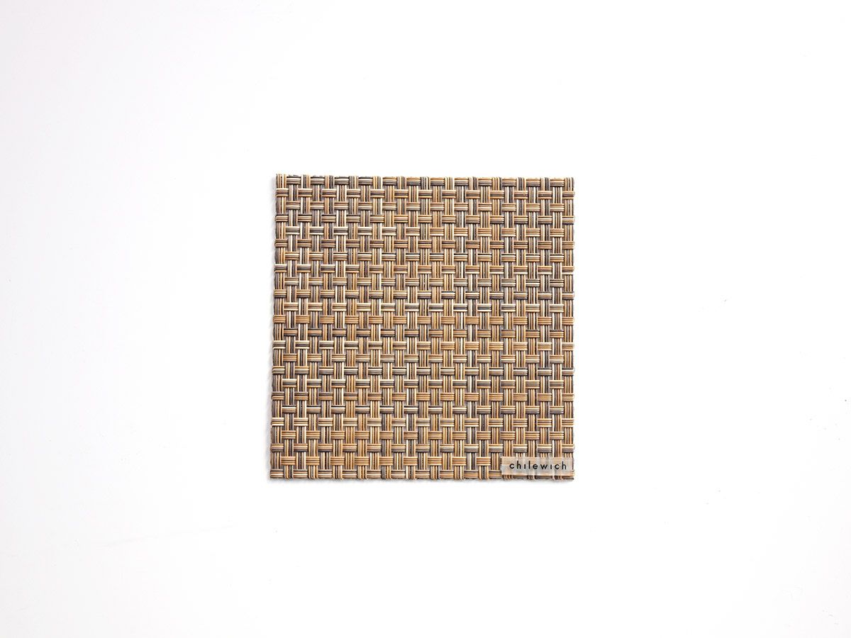 コースター　チルウィッチ　10×10cm バスケットウィーブ柄