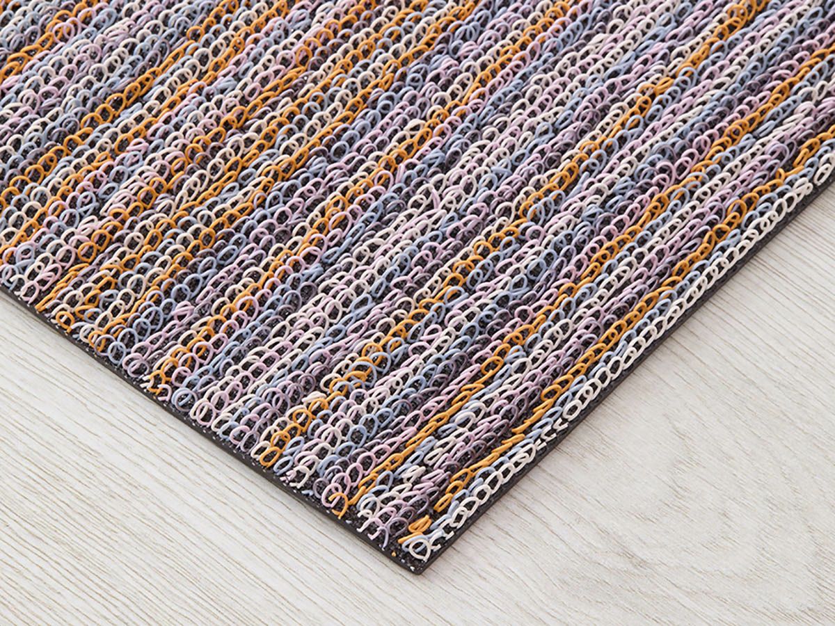 チルウィッチのシャグマット　スキニーストライプ柄ペリウィンクル色　2025年新作