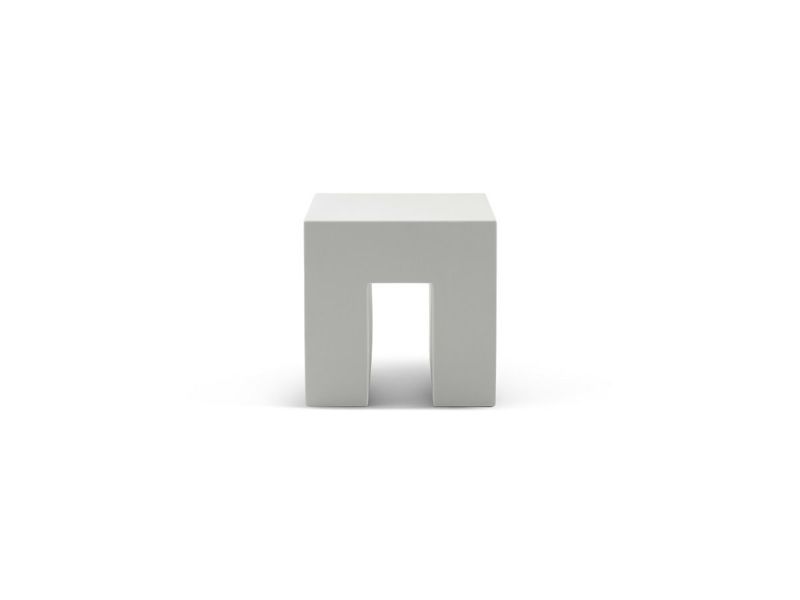 ヴィネリキューブ　ライトグレイ　スツール　Heller　Funiture