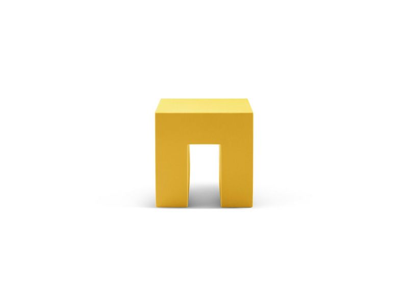 ヴィネリキューブ　黄色　スツール　Heller　Funiture