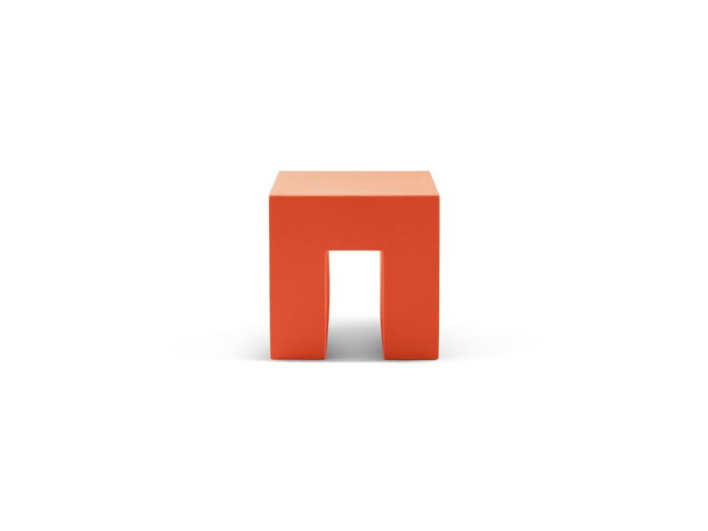 ヴィネリキューブ　オレンジ　スツール　Heller　Funiture