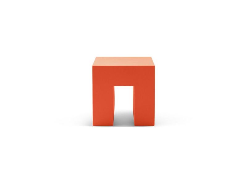 ヴィネリキューブ　オレンジ　スツール　Heller　Funiture