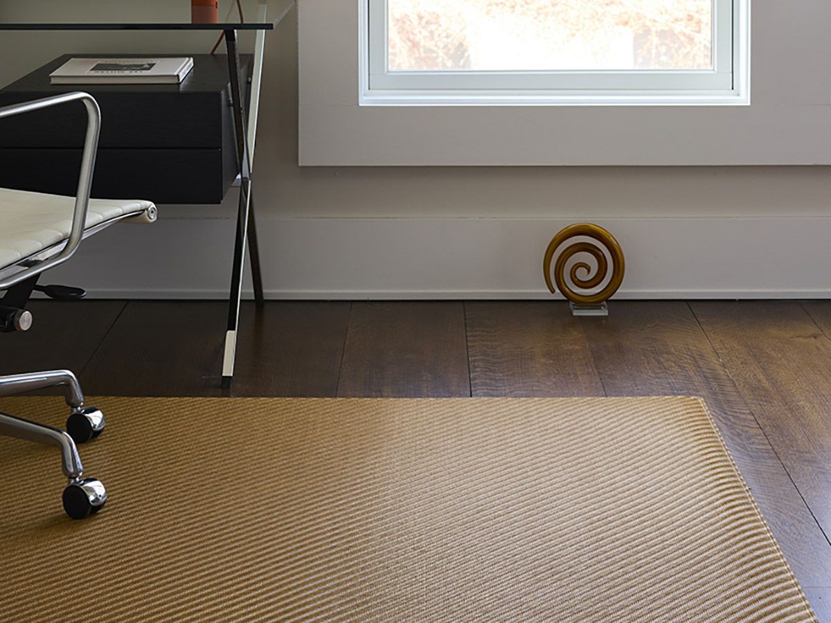 チルウィッチ　フロアマット　フォックステイル柄　ハニー色