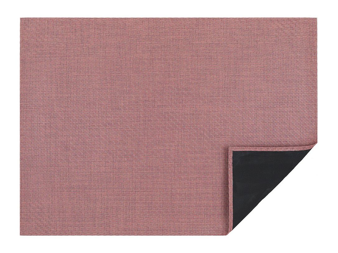 チルウィッチ　フロアマット　フォックステイル柄　ラズベリー色