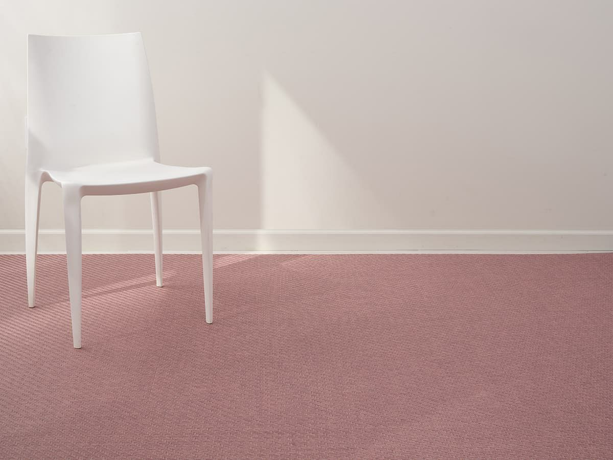 チルウィッチ　フロアマット　フォックステイル柄　ラズベリー色