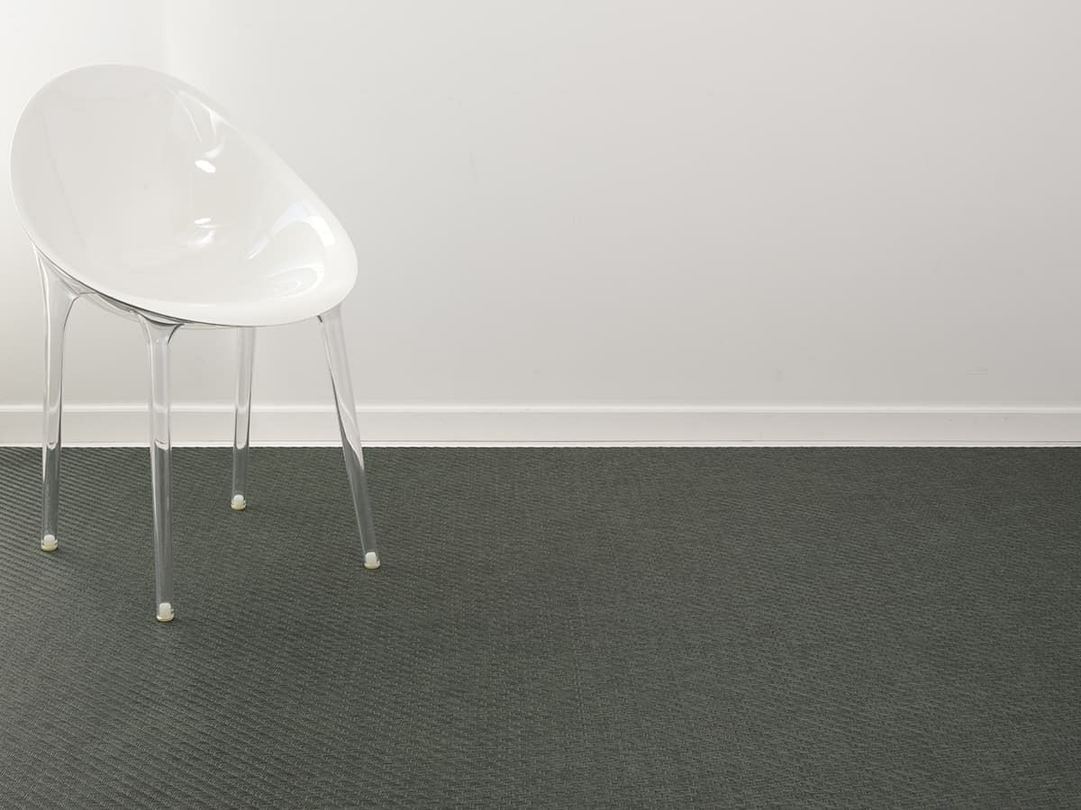 チルウィッチ　フロアマット　フォックステイル柄　タイム色