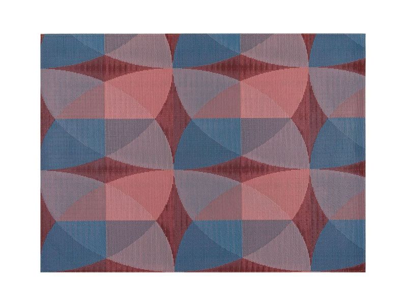 チルウィッチのフロアマット　ラグ　Canopy柄Raspberry色