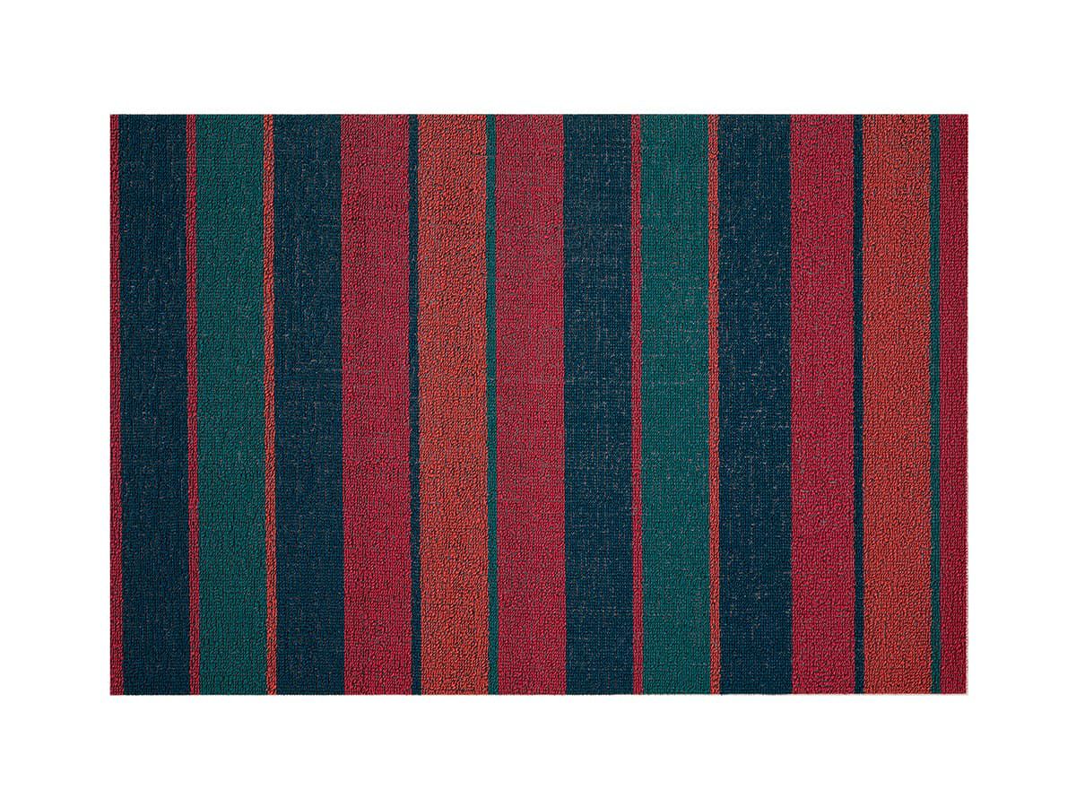 チルウィッチの玄関・キッチンマット  Bolt Stripe柄 Raspberry色