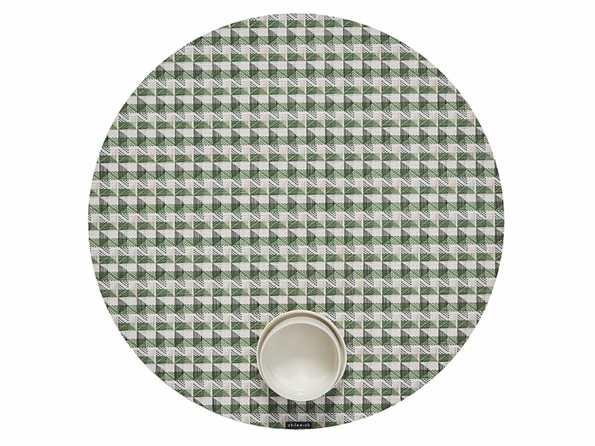 チルウィッチのランチョンマット Crane柄 タイム色