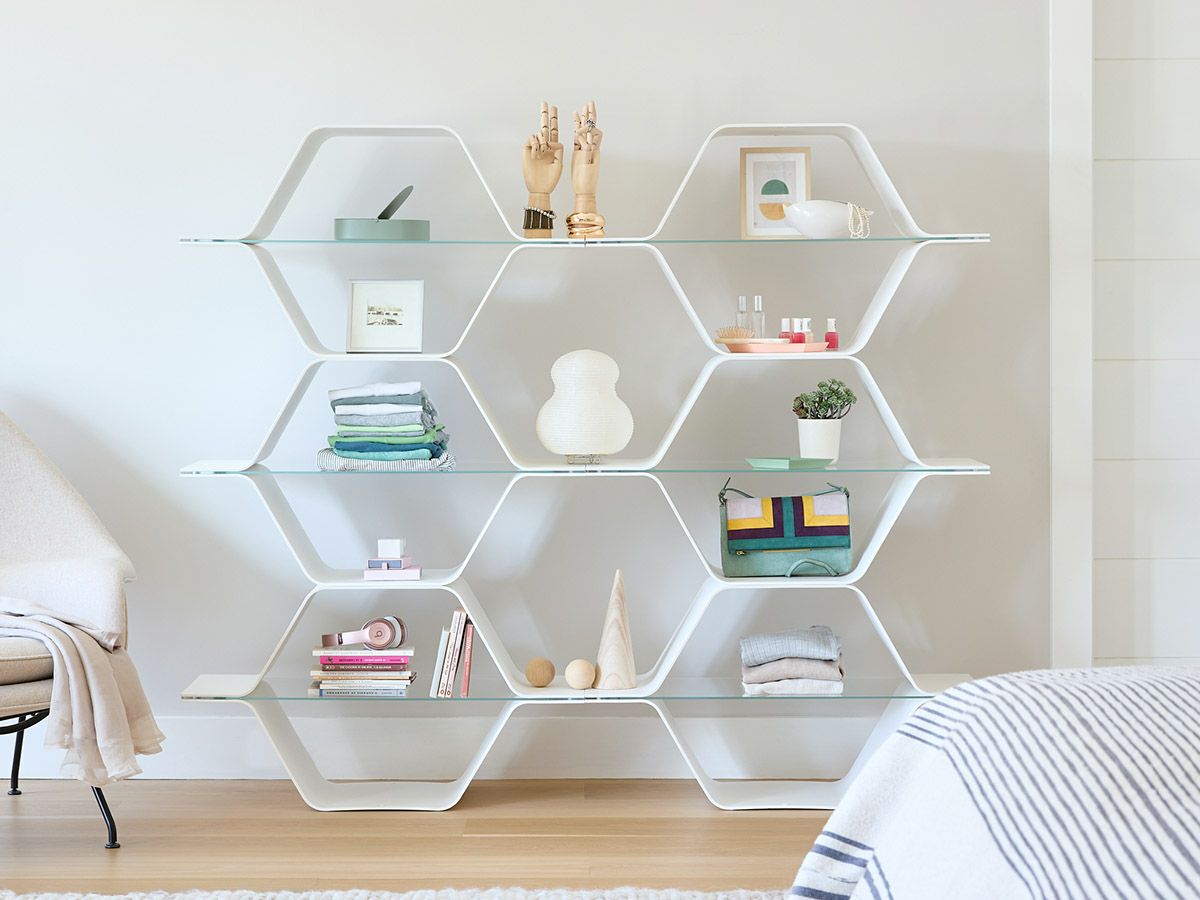 ビルカリーがデザインしたハニカムシェルフの復刻　Heller ヘラー